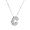 Wholesale Jewelry Letter Pendant Necklace Copper Brass Electroplating For Women