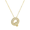 Wholesale Jewelry Letter Pendant Necklace Copper Brass Electroplating For Women