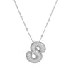Wholesale Jewelry Letter Pendant Necklace Copper Brass Electroplating For Women