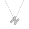Wholesale Jewelry Letter Pendant Necklace Copper Brass Electroplating For Women