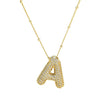 Wholesale Jewelry Letter Pendant Necklace Copper Brass Electroplating For Women