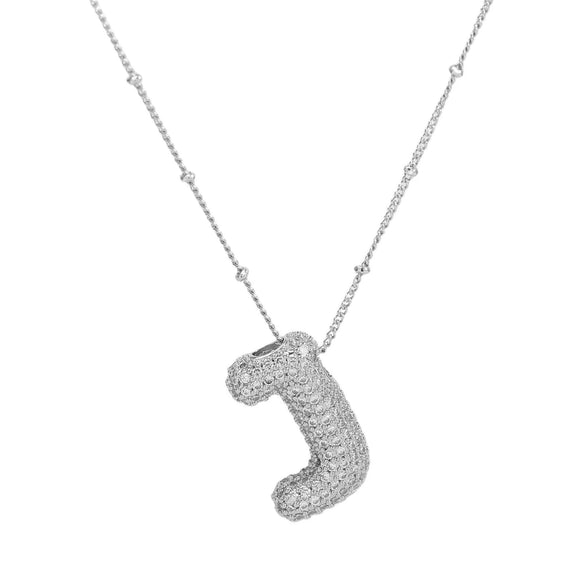 Wholesale Jewelry Letter Pendant Necklace Copper Brass Electroplating For Women
