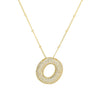 Wholesale Jewelry Letter Pendant Necklace Copper Brass Electroplating For Women