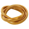 Wholesale Jewelry Light Luxury Fashion Gold Plated 316L Stainless Steel Snake Shaped Winding Elastic Bracelet For Women