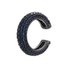 Wholesale Jewelry Light Luxury Geometric Copper 18K Goldplated Microinlaid Colored Diamond Ear Bone Clip Earrings