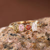 Wholesale Jewelry Light Luxury Geometric Copper Zircon Ring