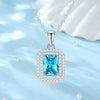 Wholesale Jewelry Light Luxury Geometric Silver Pendant Cross Chain Necklace With Diamond