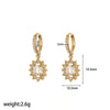 Wholesale Jewelry Light Luxury Geometric Stainless Steel Necklace With Rhinestones And O Chain For Women