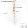 Wholesale Jewelry Light Luxury Geometric Titanium Steel Inlaid With Colorful Rectangular Zircon Necklace