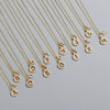 Wholesale Jewelry Light Luxury Ins Style S925 Sterling Silver Necklace With Letter Pendant And Cross Chain
