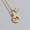 Wholesale Jewelry Light Luxury Ins Style S925 Sterling Silver Necklace With Letter Pendant And Cross Chain