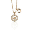 Wholesale Jewelry Light Luxury Ins Style S925 Sterling Silver Necklace With Letter Pendant And Cross Chain