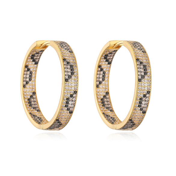 Wholesale Jewelry Light Luxury Snake Pattern Copper Zirconia Earrings Necklaces And Rings