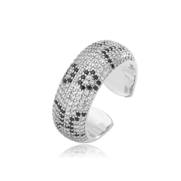 Wholesale Jewelry Light Luxury Snake Pattern Copper Zirconia Earrings Necklaces And Rings
