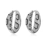 Wholesale Jewelry Light Luxury Snake Pattern Copper Zirconia Earrings Necklaces And Rings