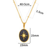 Wholesale Jewelry Light Luxury Stainless Steel Imitation Pearl Love Pendant Electroplated Necklace