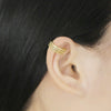 Wholesale Jewelry Light Luxury Style Copper Electroplated Cut Out Cshaped Nonpiercing Ear Frame Earrings