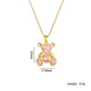 Wholesale Jewelry Light Luxury Style Copper Plated Animals Zodiac Pendant Necklace For Women