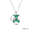 Wholesale Jewelry Light Luxury Style Copper Plated Animals Zodiac Pendant Necklace For Women