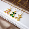 Wholesale Jewelry Light Luxury Style Copper Plated Animals Zodiac Pendant Necklace For Women