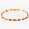 Wholesale Jewelry Light Luxury Style Geometric Copper 18K Electroplated Necklace Bracelet Three Piece Set For Women