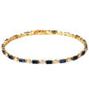 Wholesale Jewelry Light Luxury Style Geometric Copper 18K Electroplated Necklace Bracelet Three Piece Set For Women