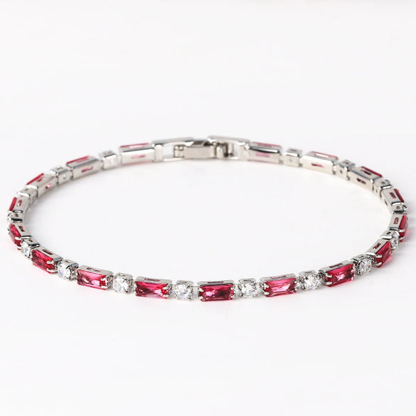 Wholesale Jewelry Light Luxury Style Geometric Copper 18K Electroplated Necklace Bracelet Three Piece Set For Women