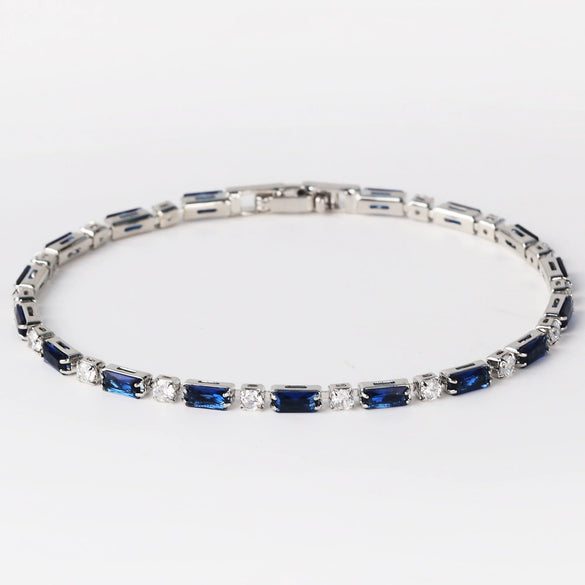 Wholesale Jewelry Light Luxury Style Geometric Copper 18K Electroplated Necklace Bracelet Three Piece Set For Women
