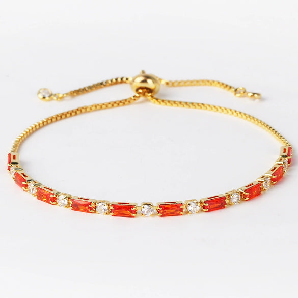 Wholesale Jewelry Light Luxury Style Geometric Copper 18K Electroplated Rectangular Horizontal Claw Chain Three Piece Set For Women