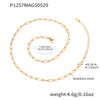 Wholesale Jewelry Light Luxury Style Geometric Octopus Shell Conch Clavicle Necklace 316L Stainless Steel 316L Stainless Steel Electroplating For Women