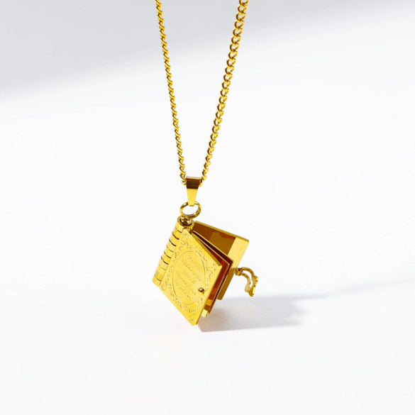 Wholesale Jewelry Light Luxury Style Geometric Peach Heart Pendant Necklace Titanium Steel Stainless Steel Ochain Real Gold Plated