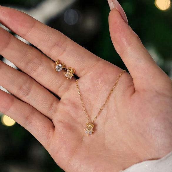 Wholesale Jewelry Light Luxury Style S925 Sterling Silver Earrings And Necklaces With Small Animal Patterns And Electroplating Process For Women