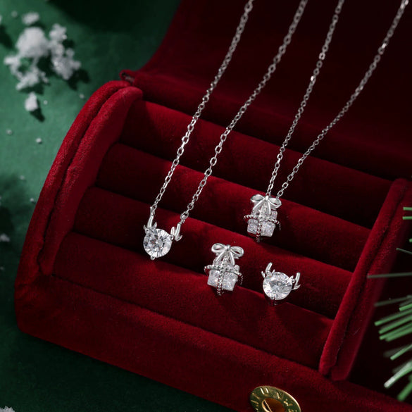Wholesale Jewelry Light Luxury Style S925 Sterling Silver Earrings And Necklaces With Small Animal Patterns And Electroplating Process For Women