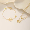 Wholesale Jewelry Light Luxury Style Silver 925 Sterling Silver Aircraft Around The Earth Stars Sun And Moon Clouds Cosmic Electroplated Earrings Necklace Bracelet For Women