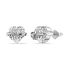 Wholesale Jewelry Light Luxury Style 925 Sterling Silver Love Bow Heart Water Drop Bell Electroplated Earrings Necklace Ring For Women