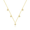 Wholesale Jewelry Light Luxury Water Drop 925 Sterling Silver Necklace For Women