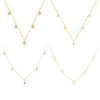 Wholesale Jewelry Light Luxury Water Drop 925 Sterling Silver Necklace For Women