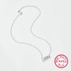 Wholesale Jewelry Love 925 Silver Necklace Electroplating