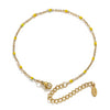 Wholesale Jewelry Lovely Geometric Titanium Steel Enamel Cross Beaded Bracelet With Electroplating