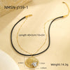 Wholesale Jewelry Marine Animal Zodiac Stainless Steel 18K Electroplated Doublelayer Nonfading Necklace For Women