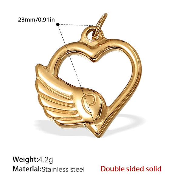 Wholesale Jewelry Marine Life Animal Zodiac 316L Stainless Steel Pendant Electroplated