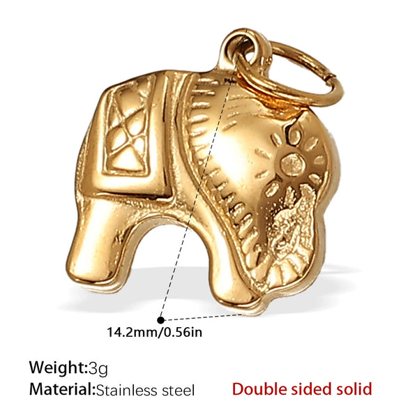 Wholesale Jewelry Marine Life Animal Zodiac 316L Stainless Steel Pendant Electroplated