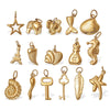 Wholesale Jewelry Marine Life Animal Zodiac 316L Stainless Steel Pendant Electroplated