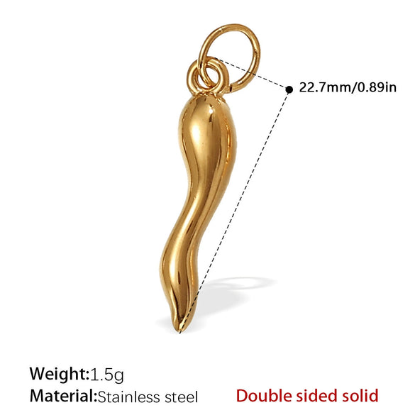 Wholesale Jewelry Marine Life Animal Zodiac 316L Stainless Steel Pendant Electroplated