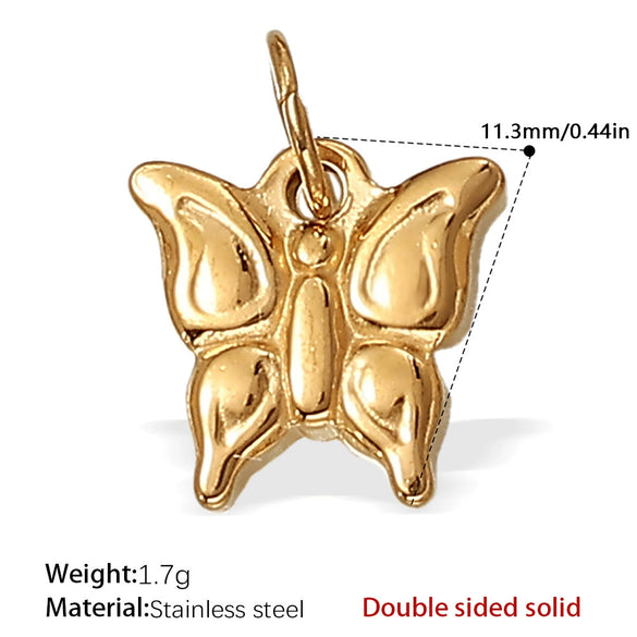 Wholesale Jewelry Marine Life Animal Zodiac 316L Stainless Steel Pendant Electroplated