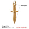 Wholesale Jewelry Marine Life Animal Zodiac 316L Stainless Steel Pendant Electroplated