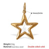 Wholesale Jewelry Marine Life Animal Zodiac 316L Stainless Steel Pendant Electroplated