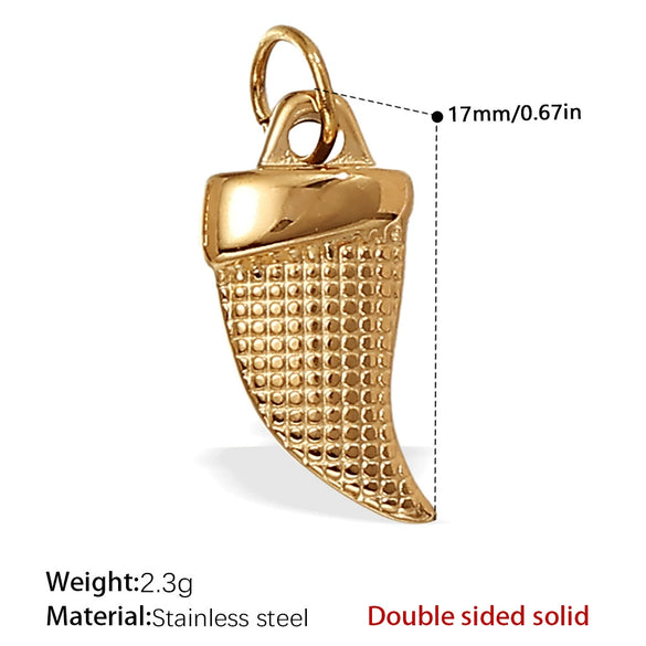 Wholesale Jewelry Marine Life Animal Zodiac 316L Stainless Steel Pendant Electroplated