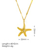 Wholesale Jewelry Marine Style Beach Ocean 304 Stainless Steel 14K Gold Plated 18K Gold Plated Bracelets Necklace Curb Necklace