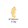Wholesale Jewelry Marine Style Stainless Steel Turtle Seahorse Shell Crab Pendant Jewelry Accessories Electroplated